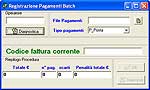 registrazione pagamenti batch